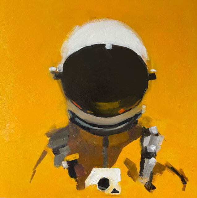 U-2 pilot, Galleri, Salg af kunst, Gallery cph, contemporary art, Galleri på vesterbro, artworkcph , københavn , Bagerstræde, kunstgalleri, art gallery copenhagen, kunstsamler ,Bo Rattenborg, Galleri , Oliemaleri , 30 x30 , kunst på vægen , kunst på vægen, Galleri væg, indretning, Vesterbro , kunst til salg, vores kunst, samtidskunst, Artlightcph